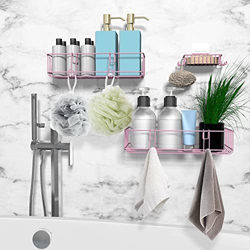 Shower Caddy, Shower Organizer Shelf, Rustproof Shower Shelf for Inside Shower