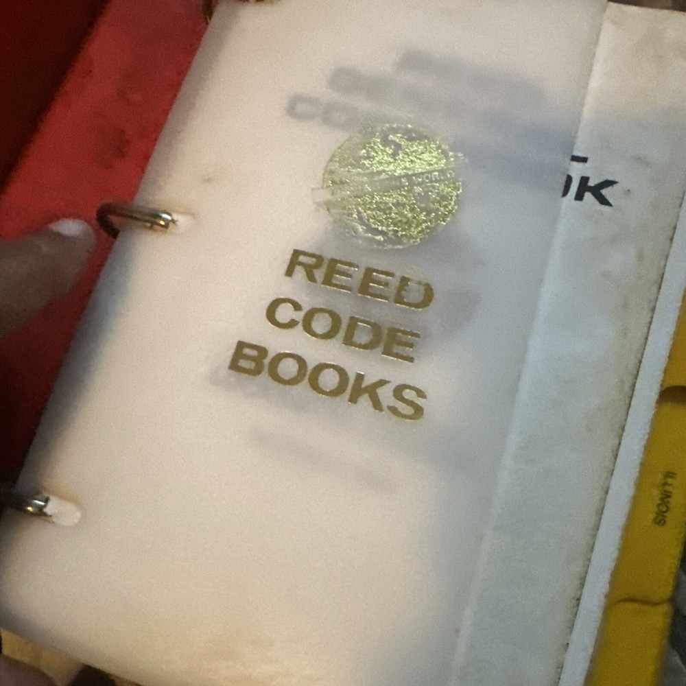 Reed General Code Book Locksmith Ledger Volume 2 Revised 1982/86/87/89 Look Read