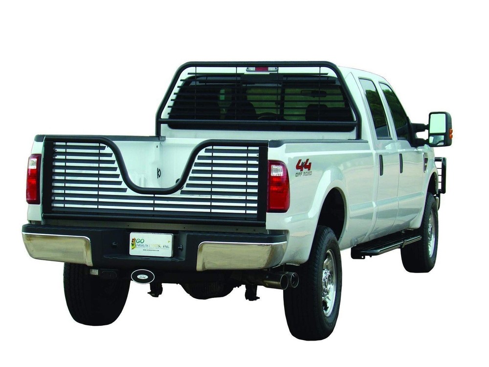 Blk Louvered V-Gate 6142 Go Ind