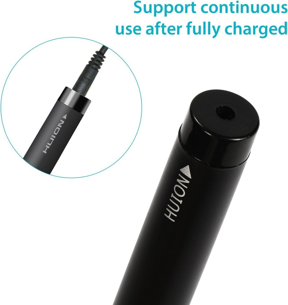 P80 Rechargeable Digital Stylus for Graphics Tablets - Lightweight & Versatile