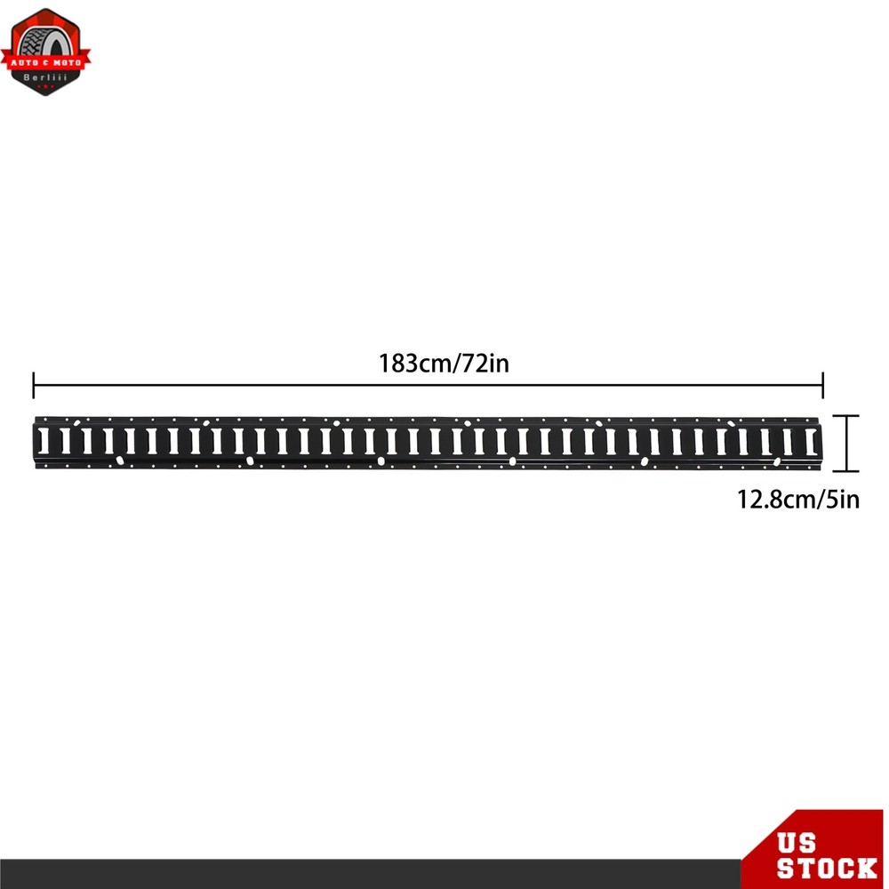 8 Pcs 6' E Track Tie Down Enclosed Trailer For Trucks Secure Cargo Heavy Loads