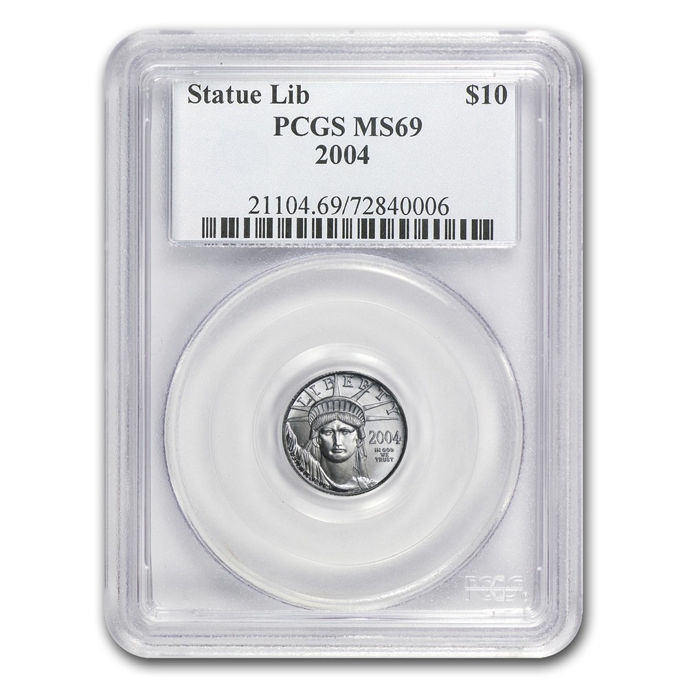 2004 1/10 oz American Platinum Eagle MS-69 PCGS