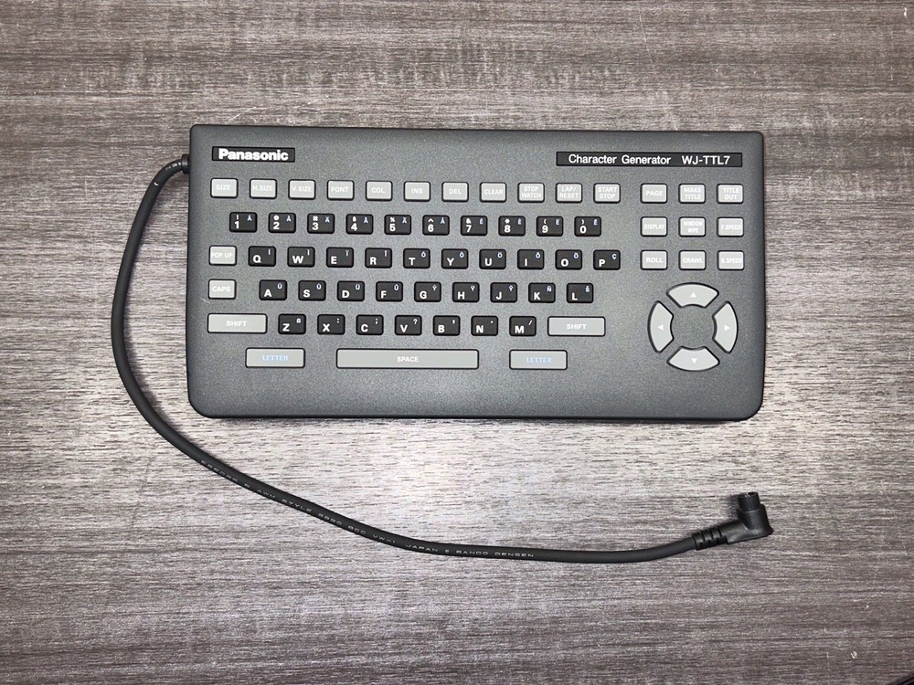 Panasonic Character Generator WJ-TTL7                       #D684