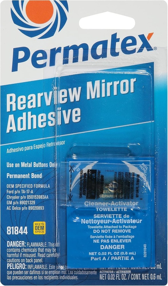 Rearview Mirror Permanent Bond Adhesive Glue For Metal Button Windshield Mount