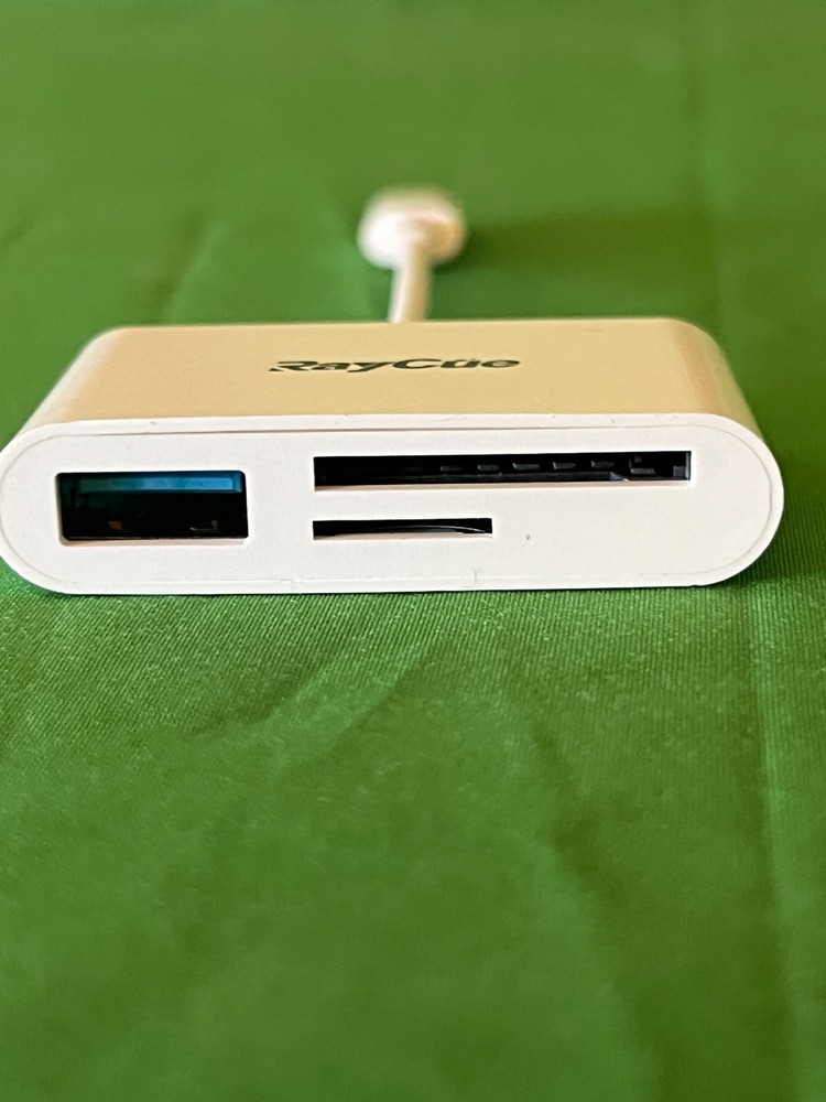 USB C to Micro SD TF Memory Card Reader, 3-in-1 USB Camera Card Reader Adapter