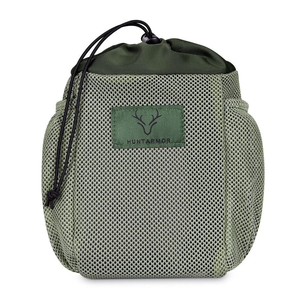 NatureBlend Hunting Saddle Dump Pouch: Mesh Saddle Bag with Drawstring Closur...