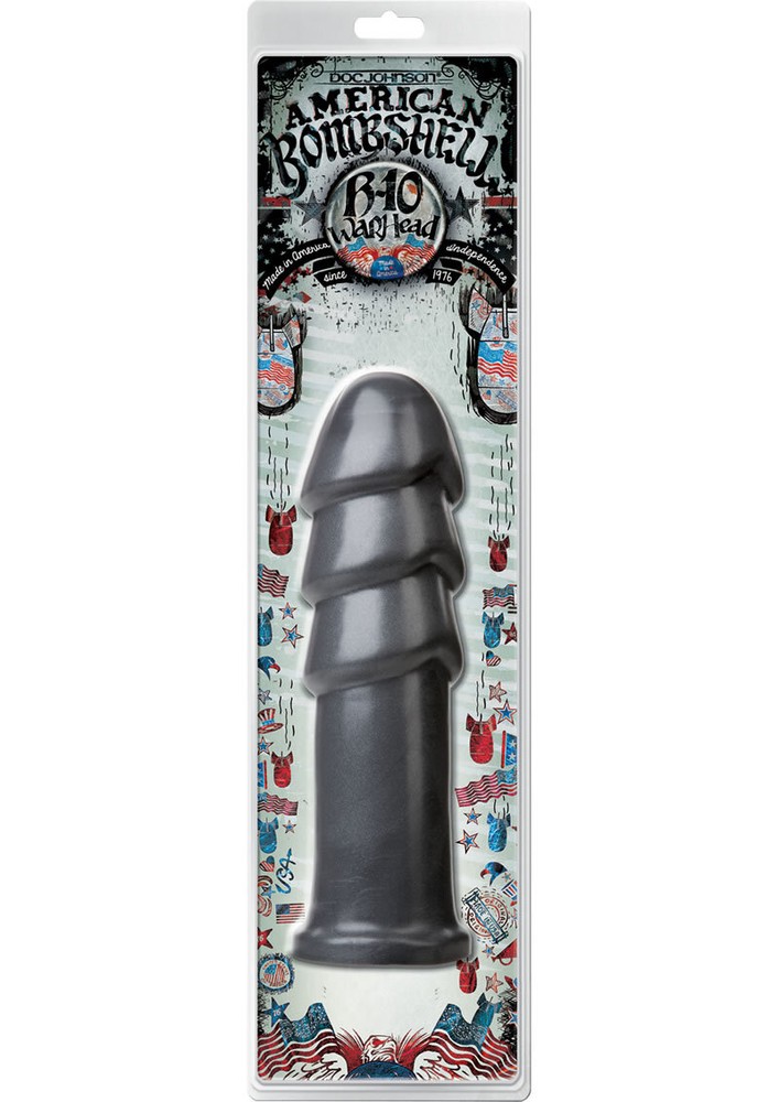 American Bombshell B-10 Warhead Vac-U-Lock Compatible Dildo Anal Butt Plug