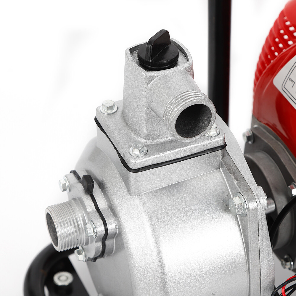 2 Stroke Gasoline Water Pump Gas-Powered Semi-Trash Irrigation Transfer Pump