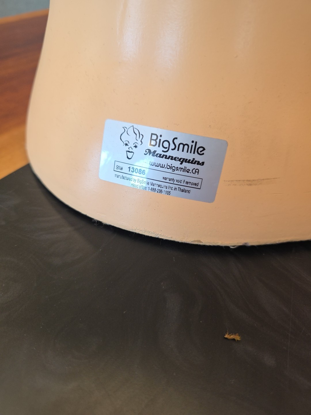 80's Big Smile Mannequin Bust