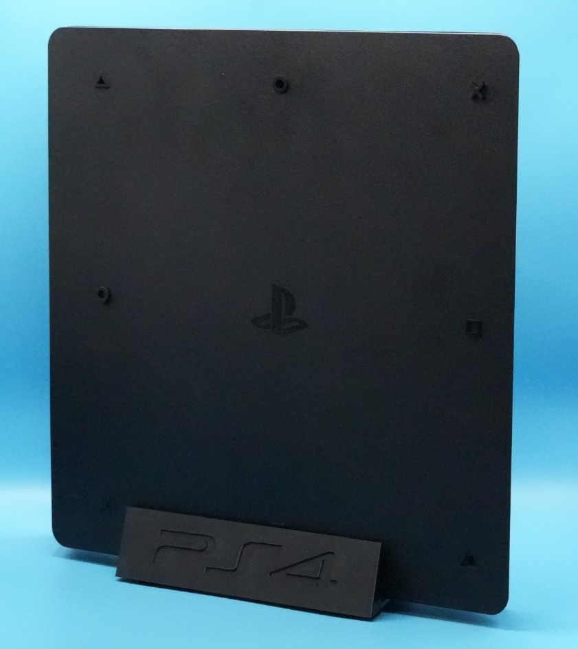 Playstation 4 Slim Vertical Stand 3d printed