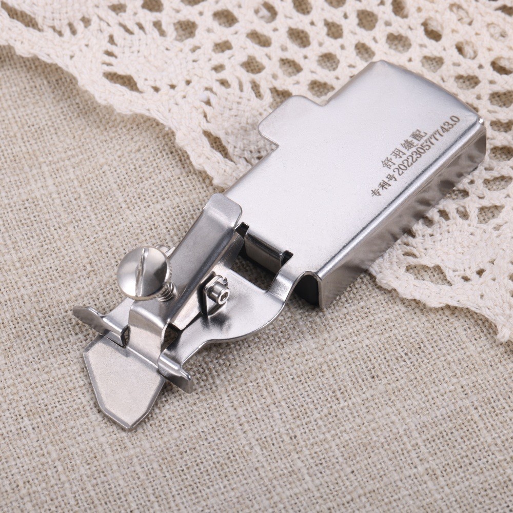 Metal Magnetic Seam Guide Silver Multiple Functions Sewing Machine Tool 11*3.2cm