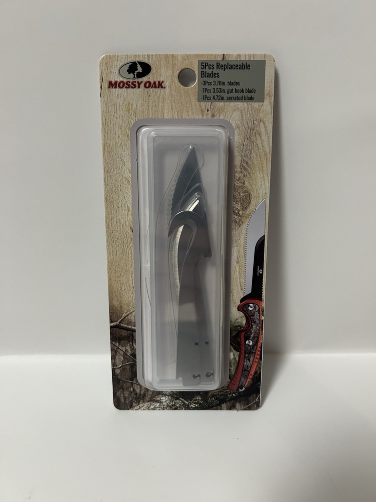 2- Mossy Oak Country Roots 5pc  Replaceable Knife Blades.