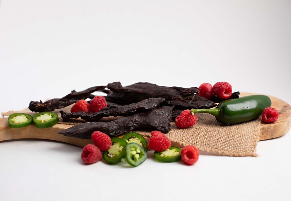 Homemade Raspberry Jalapeno Beef Jerky