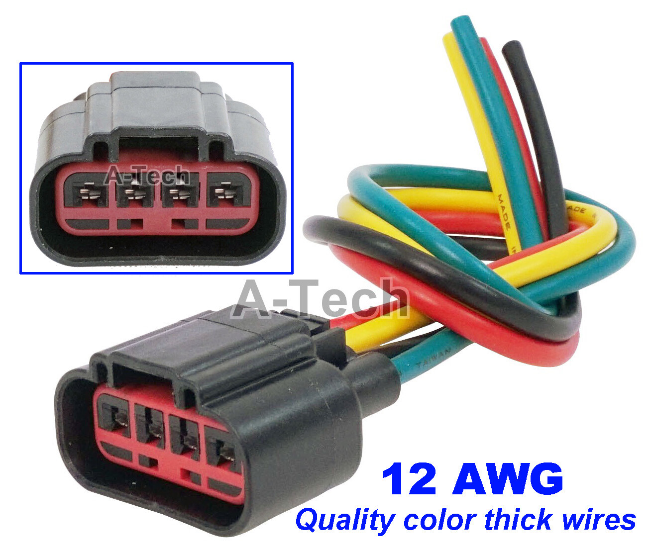 HVAC Blower Motor Resistor Connector Harness for Ford Expedition F150 Mustang