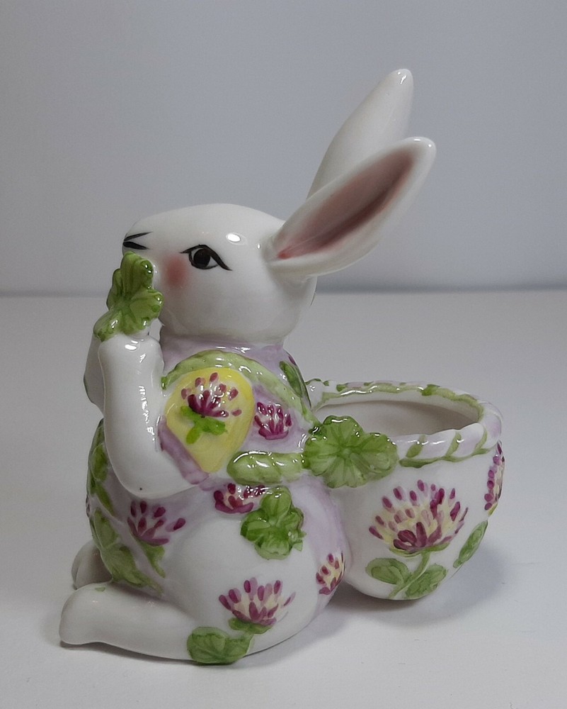 Rabbit with Gerla Egg VILLEROY & BOCH Easter cm 10 with Box