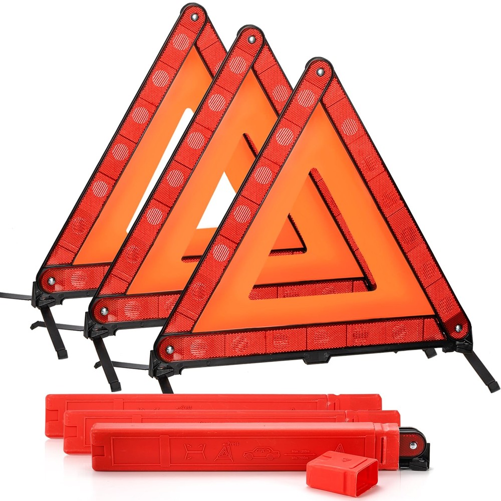 Fasmov 3 Pack Triangle Warning Frame Emergency Triangle...