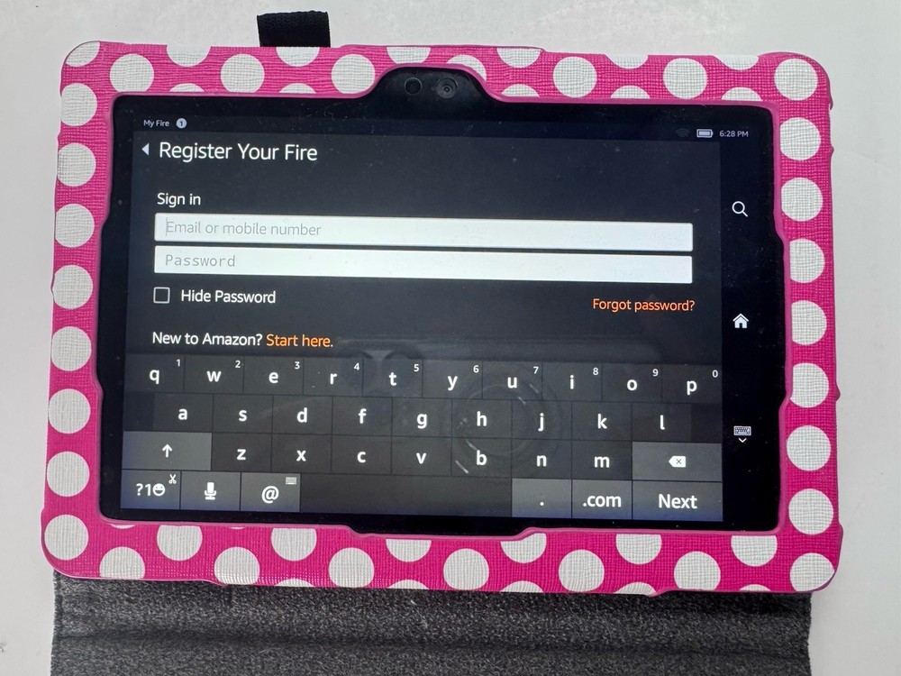 Amazon Fire HD 7 2nd Gen Tablet 8GB WiFi Tested Working + Case Bundle