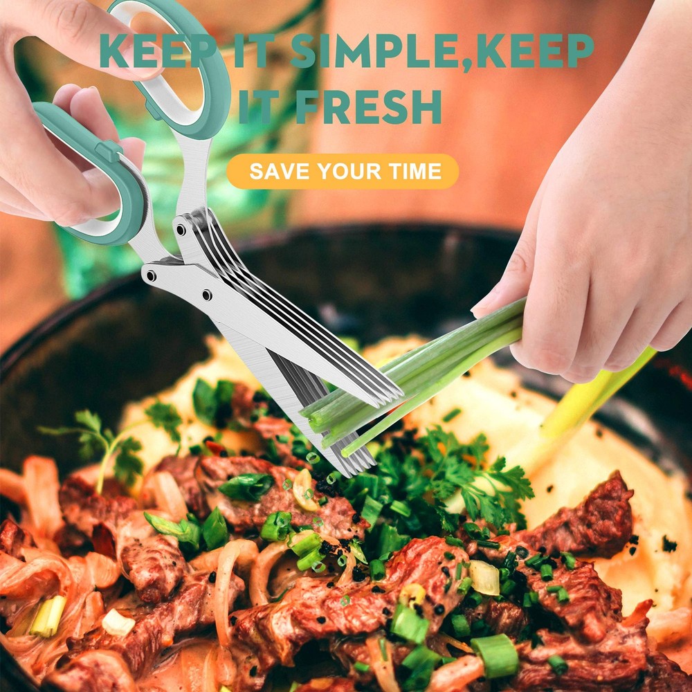 Fun Unique Kitchen Gadgets: Herb Scissors Set - Updated 2026 Cool Kitchen Too...