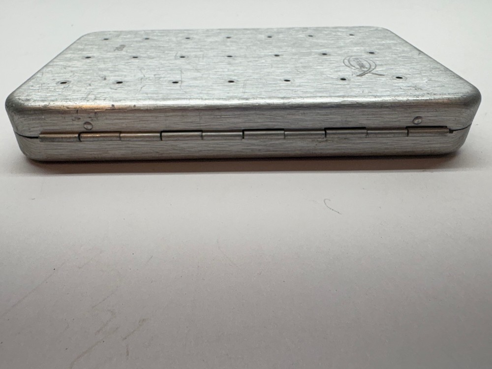 Vintage Perrine #92 Aluminum Fly Box