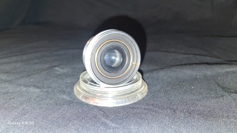Ross Microscope Objective Lens Serial No. 20191 England with Protective Case
