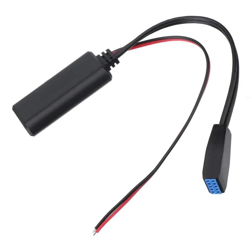 Bluetooth 4.1 Module Auxiliary Receiver Cable Adapter 10-pin Fit for BMW E39 E46