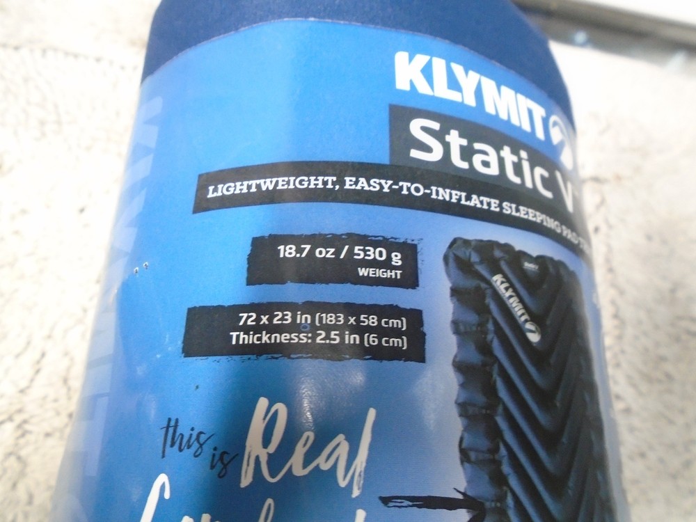 Klymit Static V Sleeping Bag 18.7oz Blue