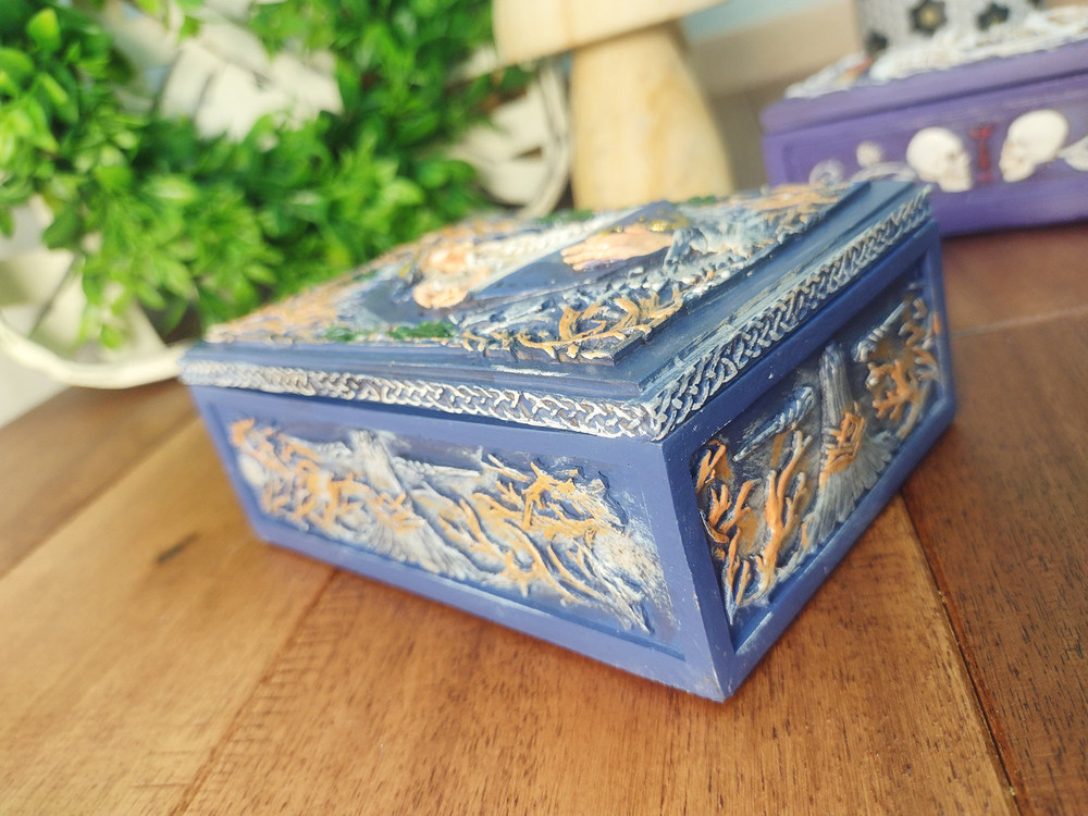 Tarot Deck Storage Box | 5.5" x 3.75" - Wizard - NEW