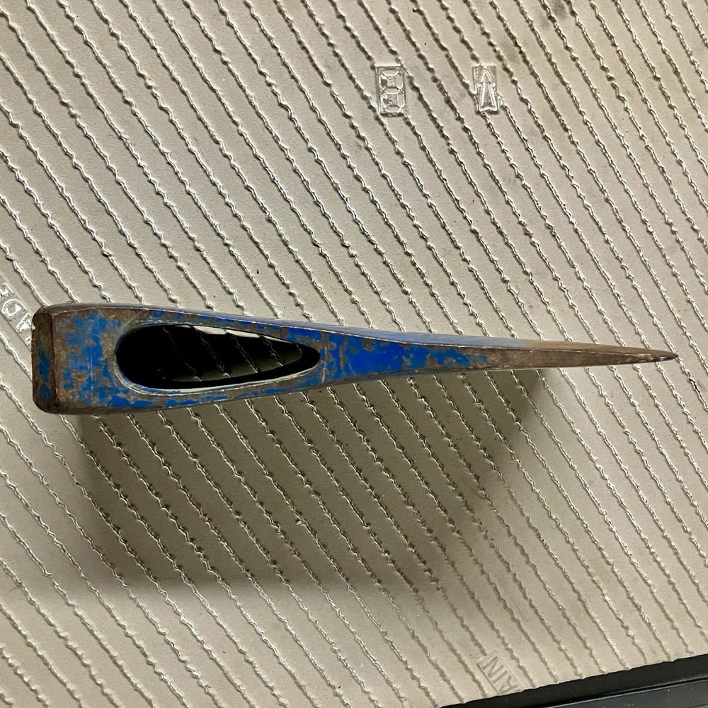 Possibly a Collins Axe Head Michigan Pattern Original Blue Paint