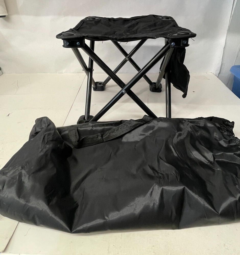 2 Pcs Camping Stool Small Lightweight Sturdy Portable Stool with Side 10"x10"