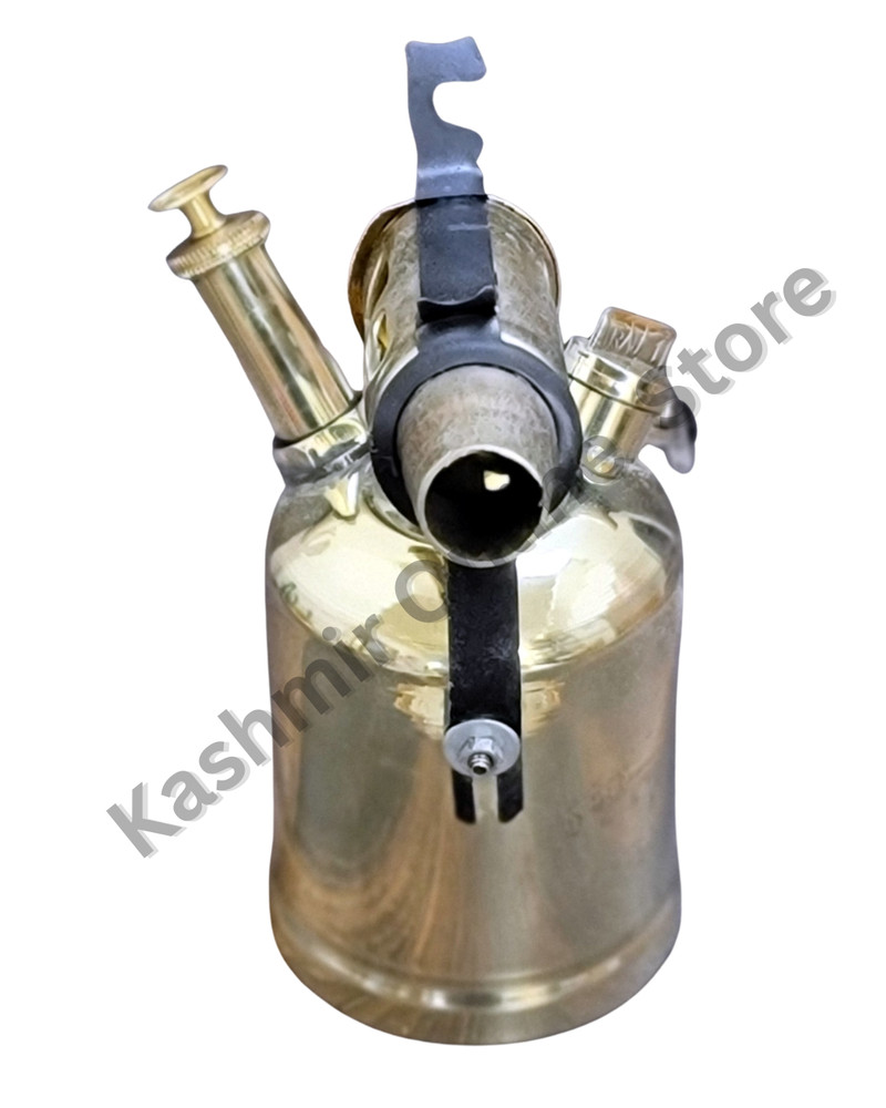 Premium Classic Brass Blow Torch Lamp – Fully Working Home Display Decor
