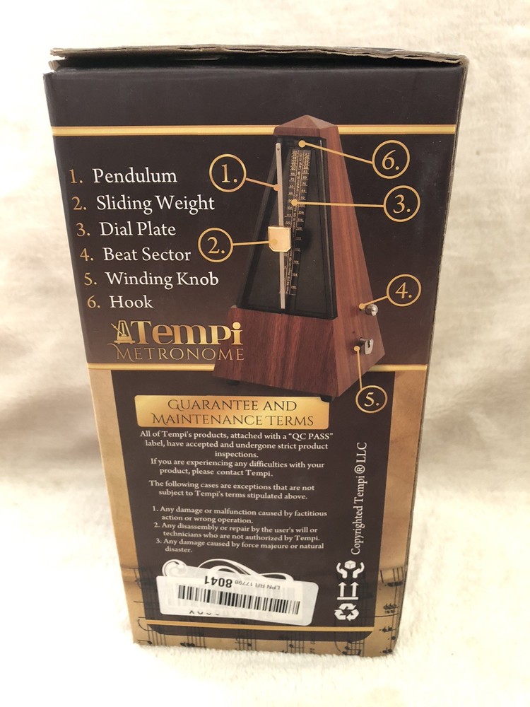 Tempi Mechanical Metronome For Musicians