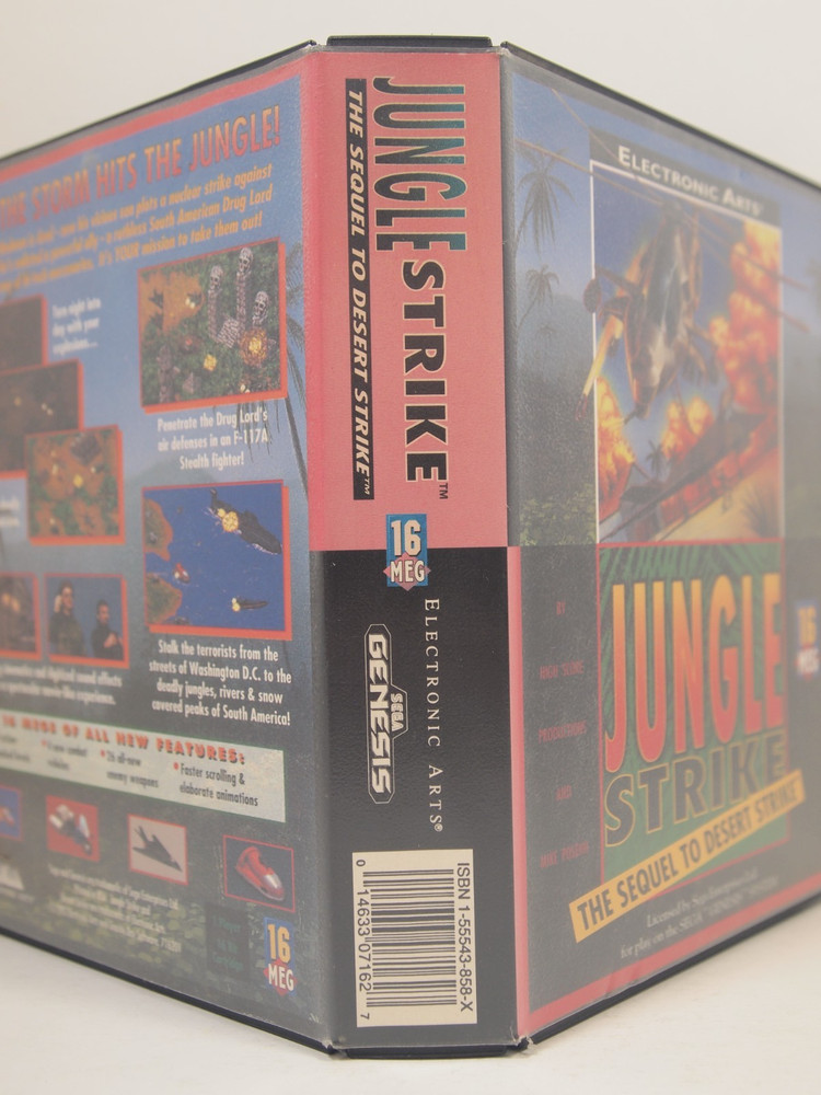 Jungle Strike Case (SEGA Genesis) Authentic BOX ONLY