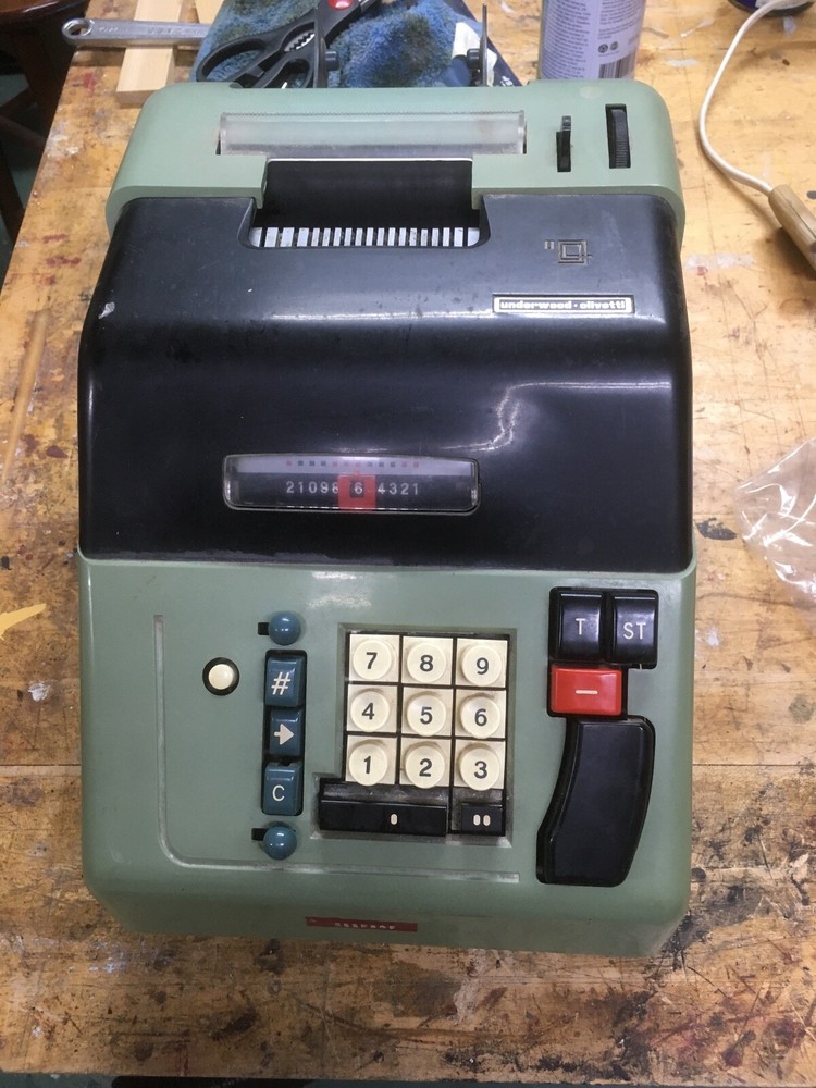 Vintage Olivetti Electrosumma 22 Adding Machine - Parts Only