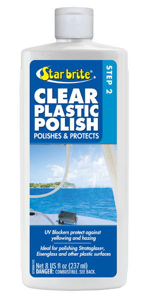STAR BRITE 87308 CLEAR PLASTIC POLISH 8OZ
