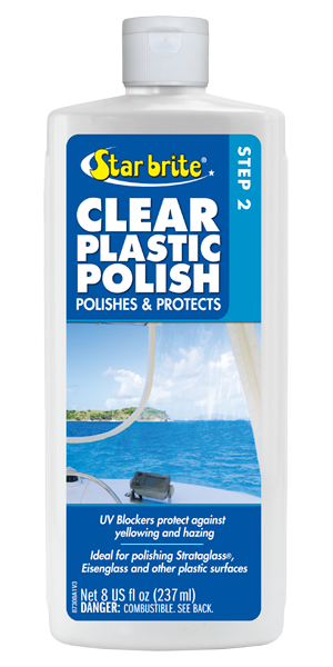 STAR BRITE 87308 CLEAR PLASTIC POLISH 8OZ