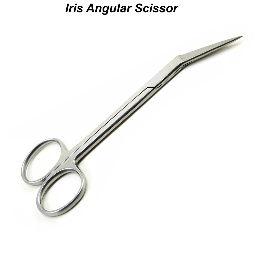 Medical Iris Angular Scissor Suture Cutting Tissue Removal Surgical Instruments