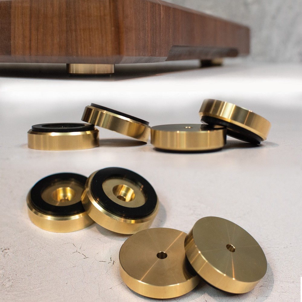 Brass Cutting Board Feet - 1.5"
