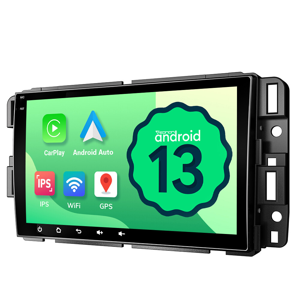 Plug&Play 8" Car Stereo Radio Apple Carplay Android 13 GPS Nav For GMC Chevrolet