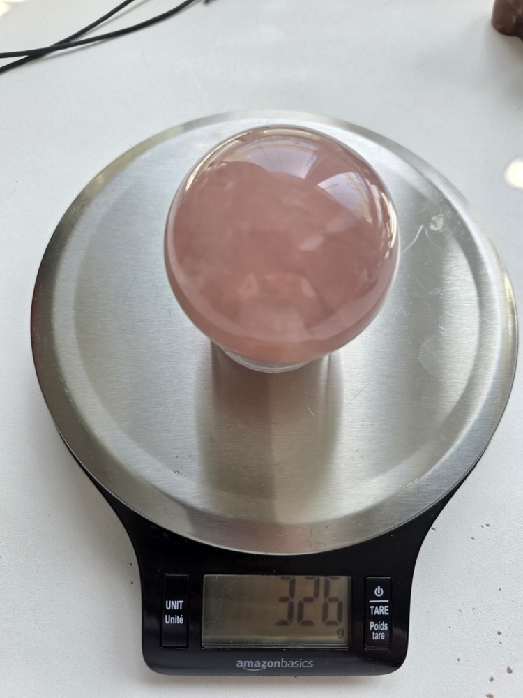 Starlight Rose Quartz Sphere