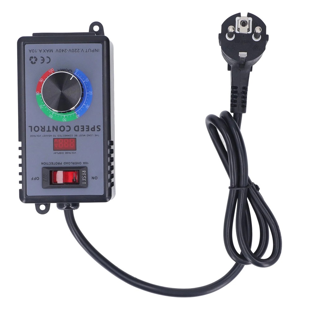 10A Stepless Speed Light Temperature Voltage Multifunction AC Voltage Regulator