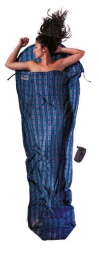 Cocoon Silk MummyLiner, Checked Silk