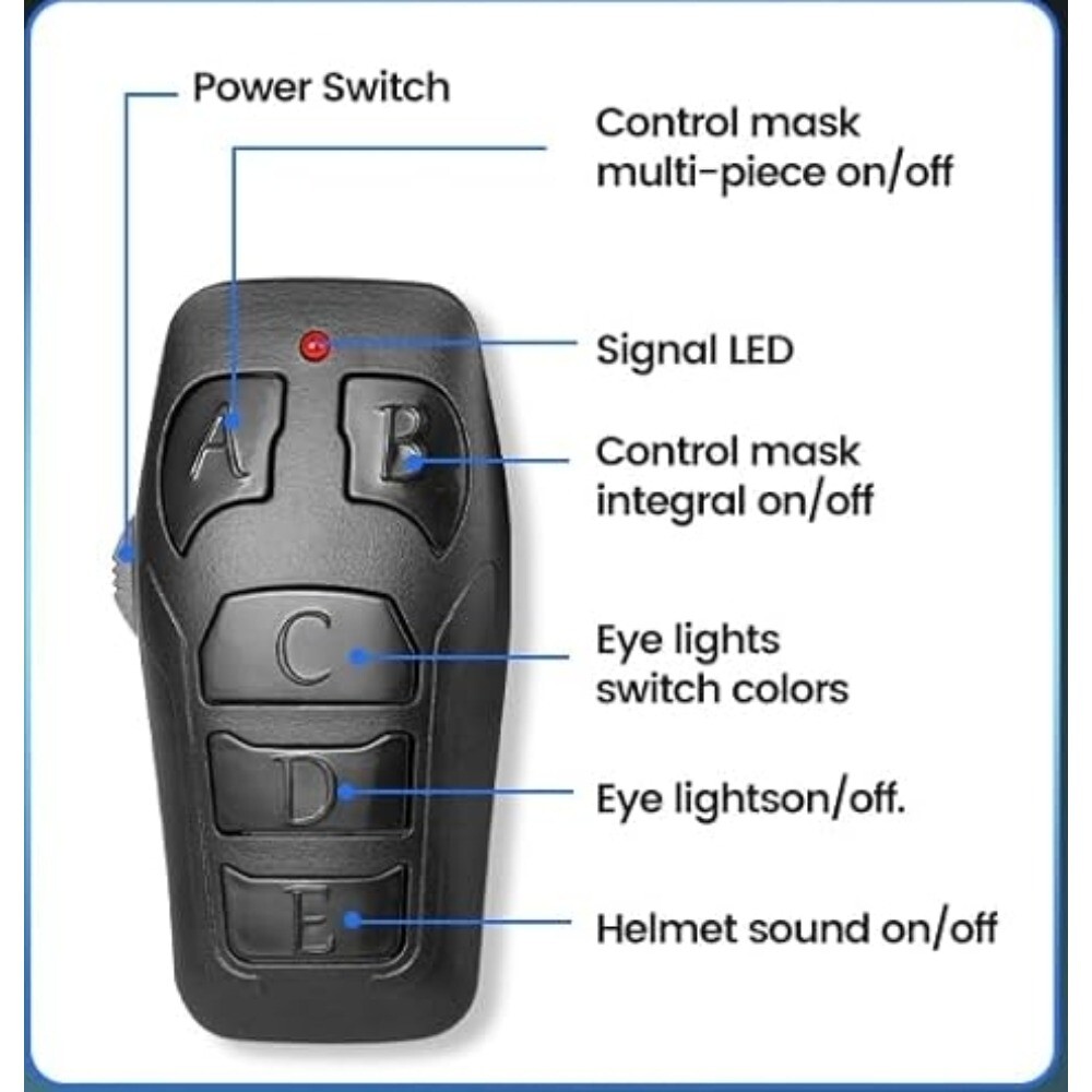 Autoking Iron Man MK5 Gold Electronic Helmet Mask with Voice Activation