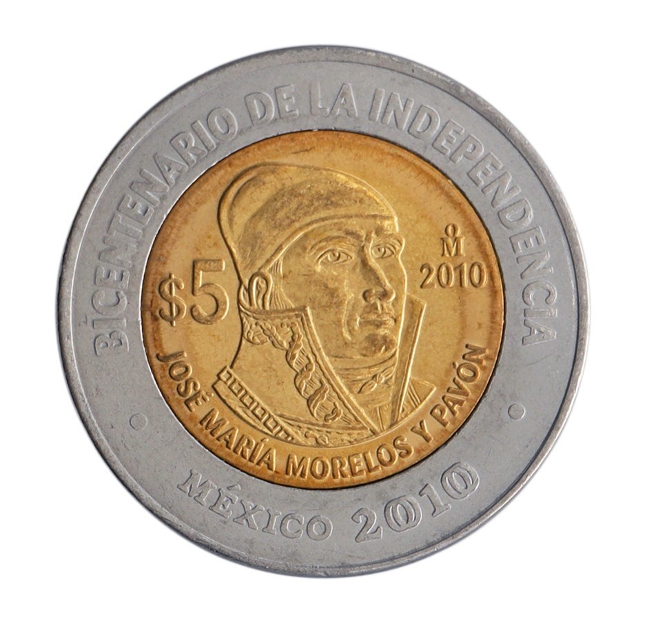 Mexico 5 Pesos, 2010, KM #923, Mint, Commemorative