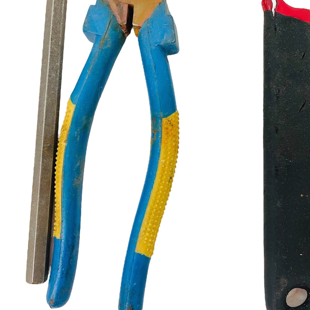 8 Pcs Stanley and Assorted, Adjustable Wrench, Pliers, Utility Knife Set & More