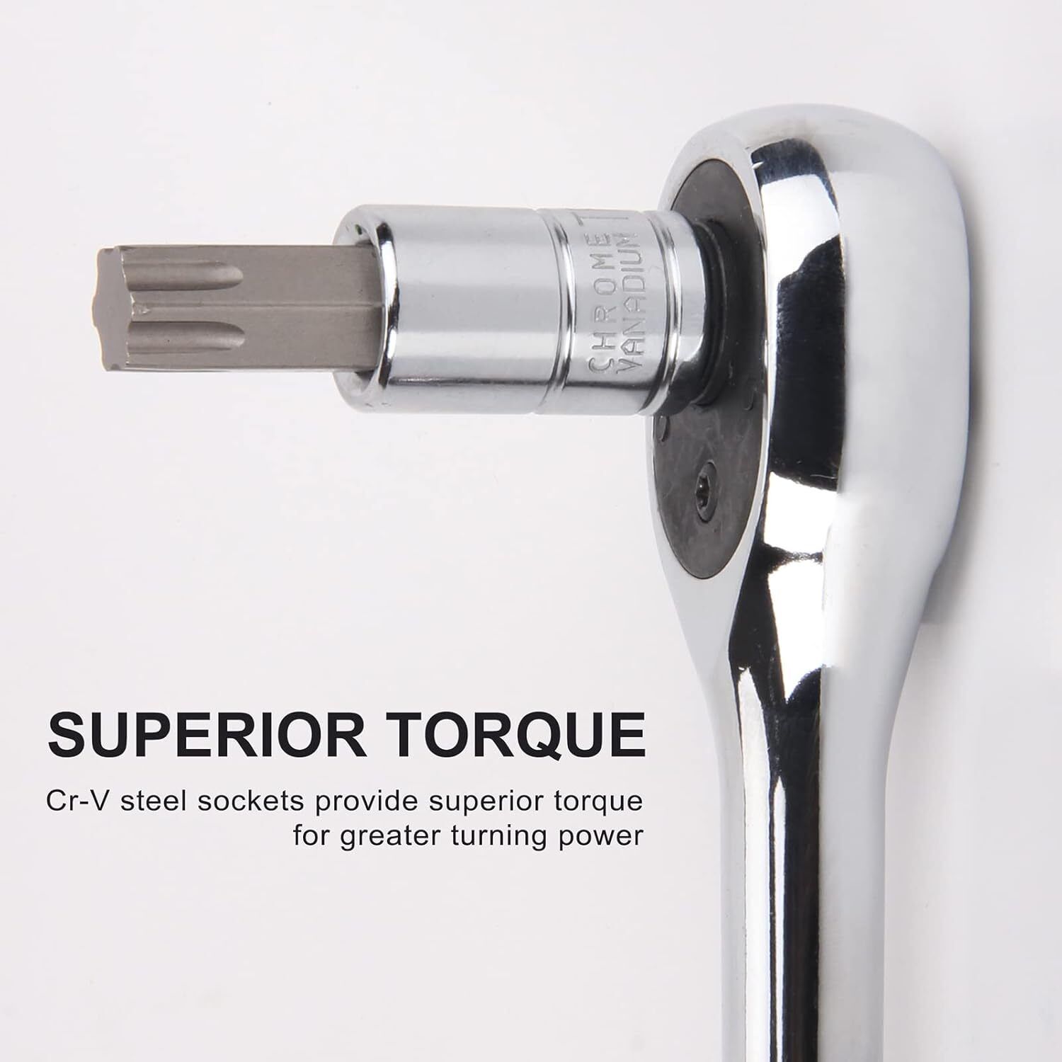 Master Torx Bit Socket and Female External Torx Socket Set, CR-V&S2 Steel 60PCS