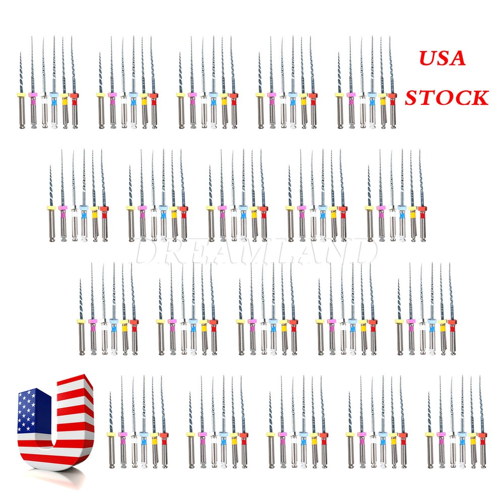 20 Boxes Dent Endodontic Niti Super Files 25MM Mixed for Engine Use CEW