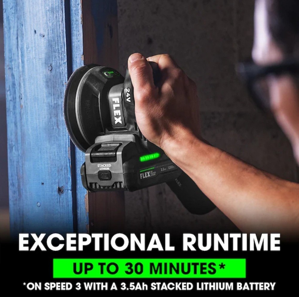 Flex Tools 24V Brushless Cordless 5" Random Orbital Sander (Tool Only)