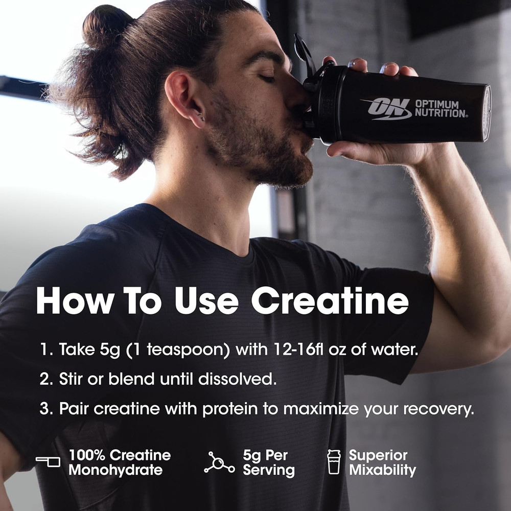 Micronized Creatine Monohydrate Powder, Unflavored, 60 Servings, 300 Grams (Pack