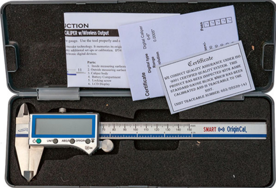 iGAGING Origin-Cal Digital Calipers w/Bluetooth 12" Smart Caliper