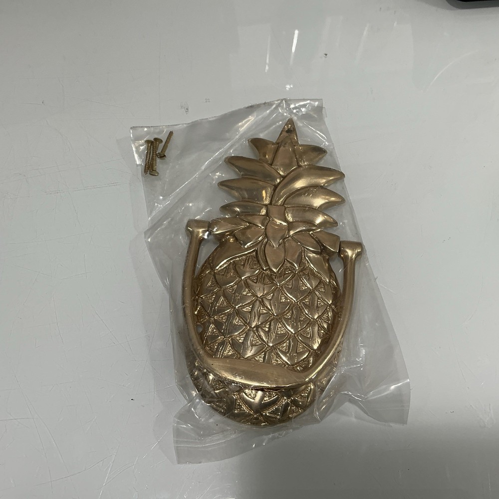 Renovator’s Supply #22532 Solid Brass Pineapple Front Door Knocker